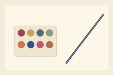 Kit principiante: papel, acuarelas, pinceles